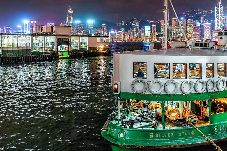 Star Ferry no porto Victoria 